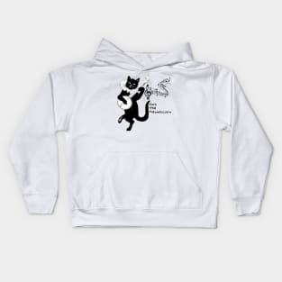 Cat The Meowsician - Music Lover Kids Hoodie